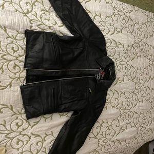 Alpinestars leather riding jacket barely used